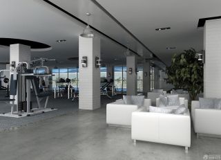现代风格健身房室内设计装修效果图片