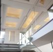 复式客厅楼梯玻璃护栏效果图片