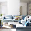 现代简约家装客厅布艺组合沙发图片