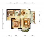 家庭别墅设计客厅平面图