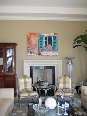 20平客厅装修效果图 客厅装饰油画