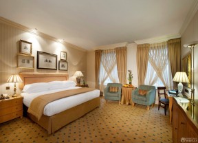最新宾馆房间地毯装修效果图片