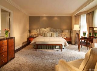 豪华宾馆房间地毯装修效果图片