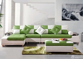 客厅样板间 组合沙发装修效果图片