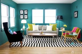 客厅沙发颜色搭配 地中海田园风格