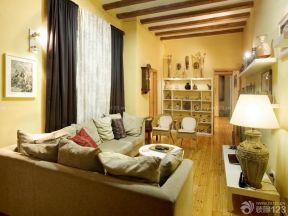 客厅沙发颜色搭配 小户型家装设计装修效果图片