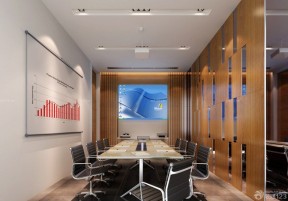 会议室装修效果图 背景墙设计