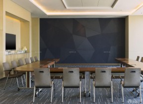 会议室装修效果图 背景墙设计