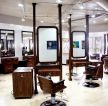 最新美发店室内镜子装修效果图片