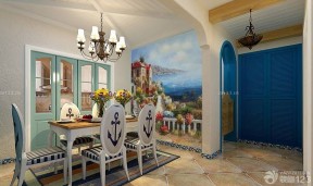 地中海风格餐厅家具