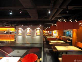 大型快餐店室内设计与装修效果图