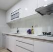 家装厨房设计白色橱柜装修效果图片