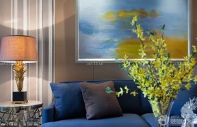 新古典风格客厅沙发颜色搭配样板房