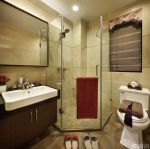 东南亚风格别墅卫生间淋浴房装修效果图