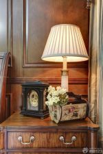美式别墅室内台灯装修效果图片