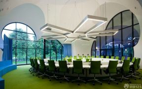 国外大型会议室吊顶设计效果图片