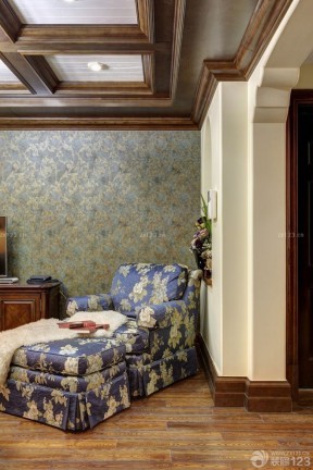 美式别墅懒人沙发装修效果图片