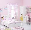 温馨儿童房粉色墙面装修设计效果图片
