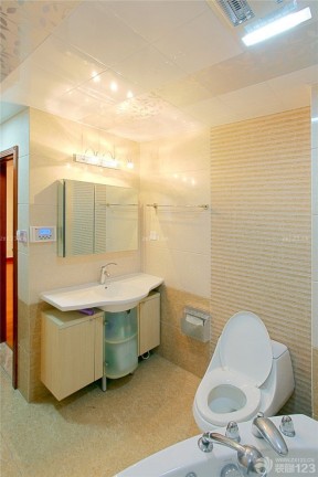 复式楼家居设计浴室柜装修效果图片