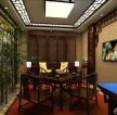 最新中式茶楼包间室内装饰设计效果图