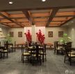 最新中式茶楼大厅设计装修效果图片
