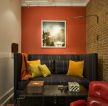 小户型家装客厅沙发颜色搭配设计装修效果图片大全