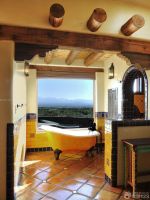 地中海风格卫生间浴室欧式地砖装修效果图