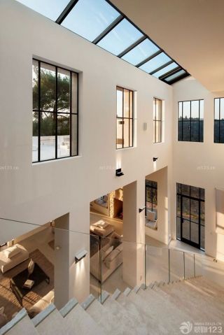 现代简约三层别墅天窗设计图