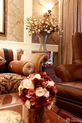 美式风格组合沙发装修效果图片