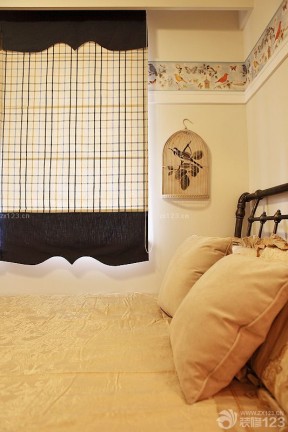美式卧室装修 墙面装饰装修效果图片
