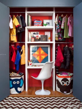 儿童房卧室 儿童房衣柜设计