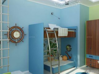 地中海风格儿童房卧室装修效果图大全