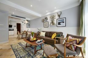 经典混搭风格设计客厅组合沙发装修效果图片