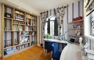 地中海风格5平米书房装修图