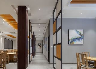高档饭店室内走廊设计效果图图片
