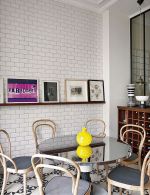 时尚现代风格客厅瓷砖墙面效果图