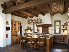 中小户型地中海风格家庭 厨房吊顶设计
