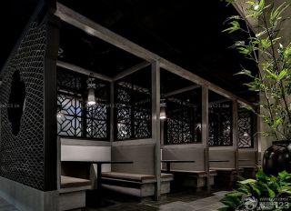 湘菜饭店古典室内设计装修效果图片