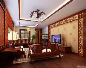 客厅时尚中式风格设计元素图片