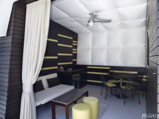 茶楼咖啡厅简约室内装修设计效果图图片