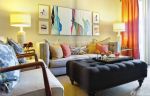 现代风格室内客厅沙发背景墙装修效果图片
