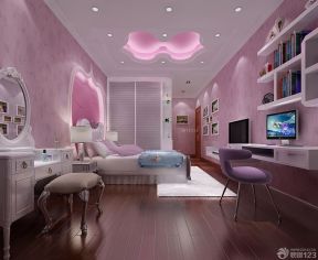 时尚粉色创意家居饰品卧室装修图
