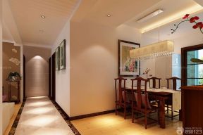 新中式风格装修图片 客厅走廊装修效果图