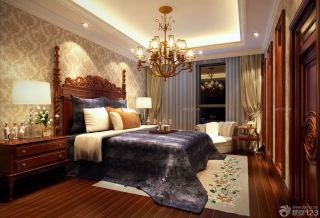 精美时尚美式卧室风格设计图