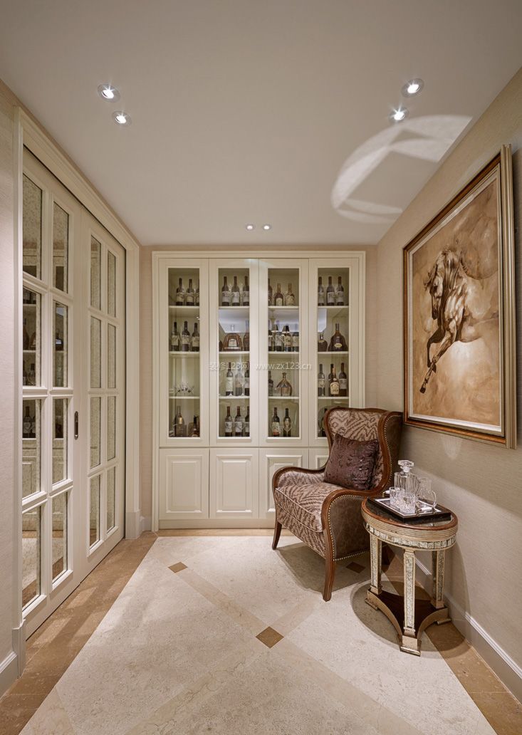 美式家装风格室内沙发椅子装修效果图片