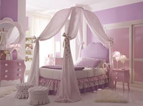 浅紫色房间 简欧风格装修效果图