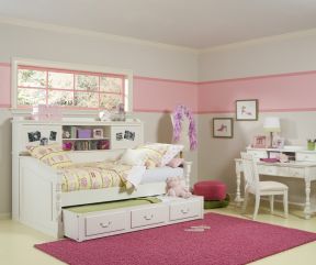最新温馨粉色女生卧室设计
