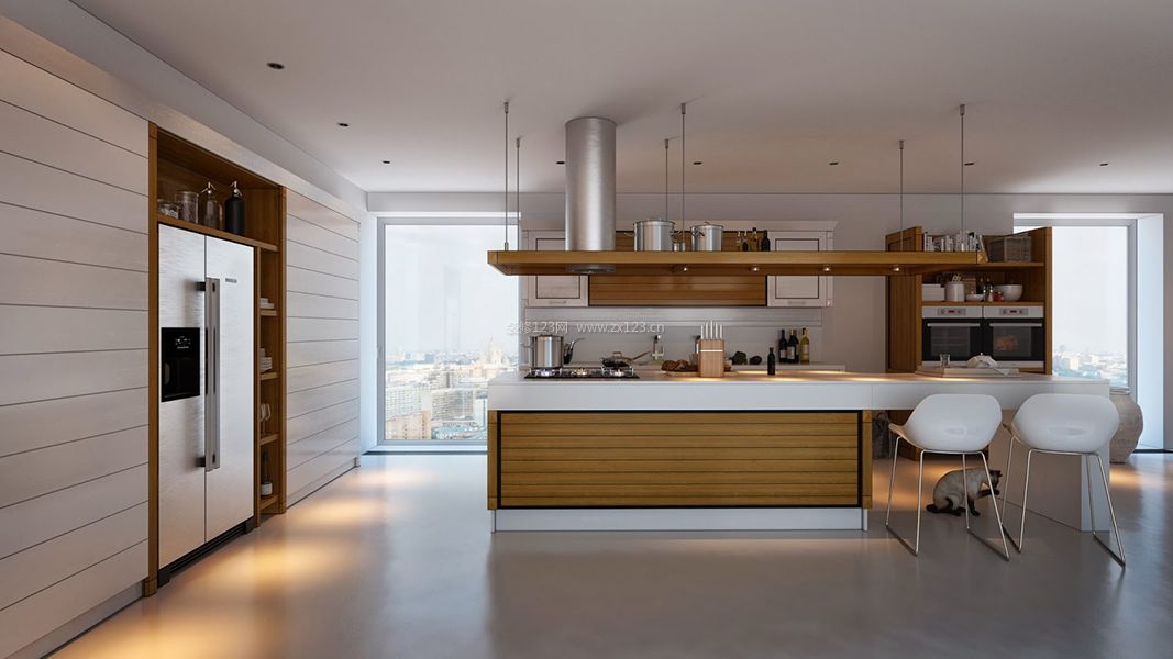 单身公寓家居厨房设计效果图