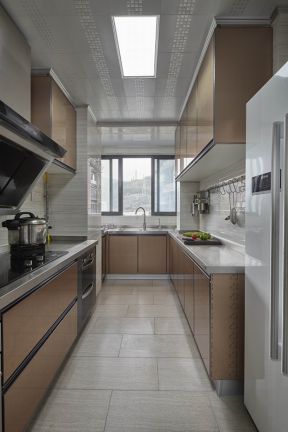 现代混搭风格厨房橱柜颜色效果图