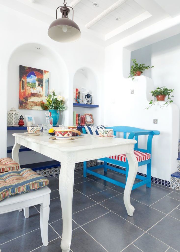 地中海小户型房餐厅吊顶效果图片